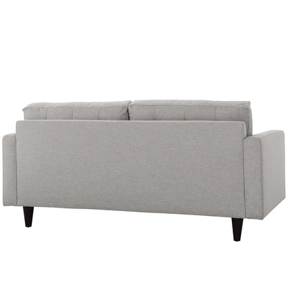 Empress Upholstered Fabric Loveseat By HouseBean