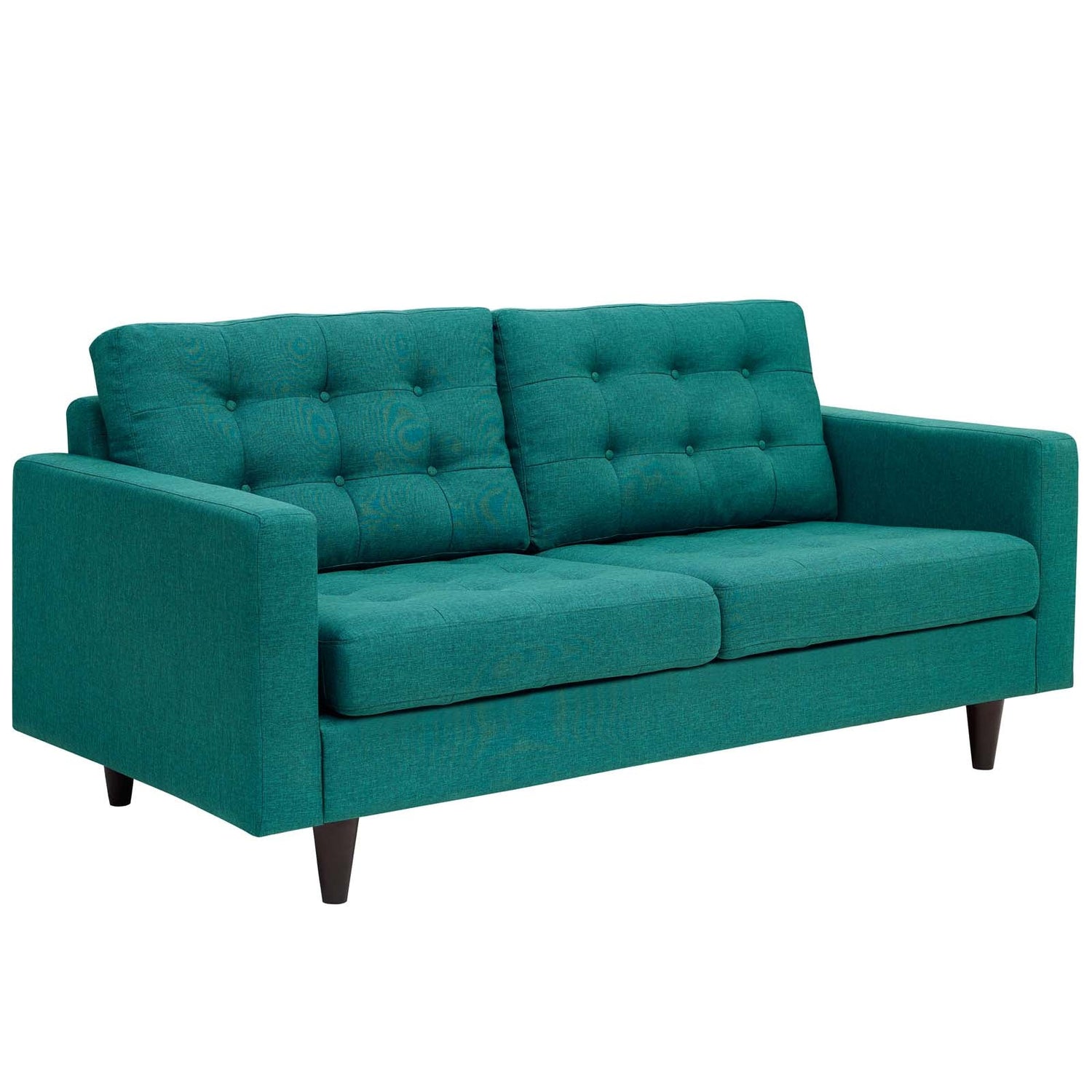 Empress Upholstered Fabric Loveseat By HouseBean