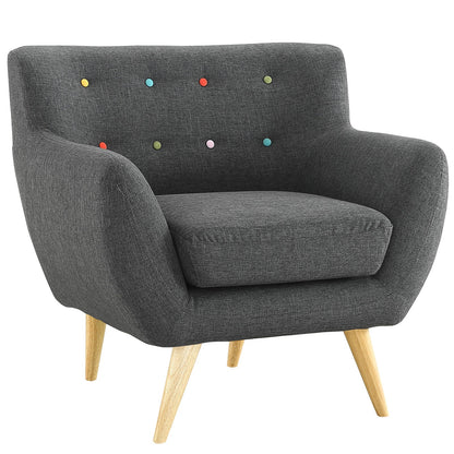 Remark Upholstered Fabric Armchair by Modway