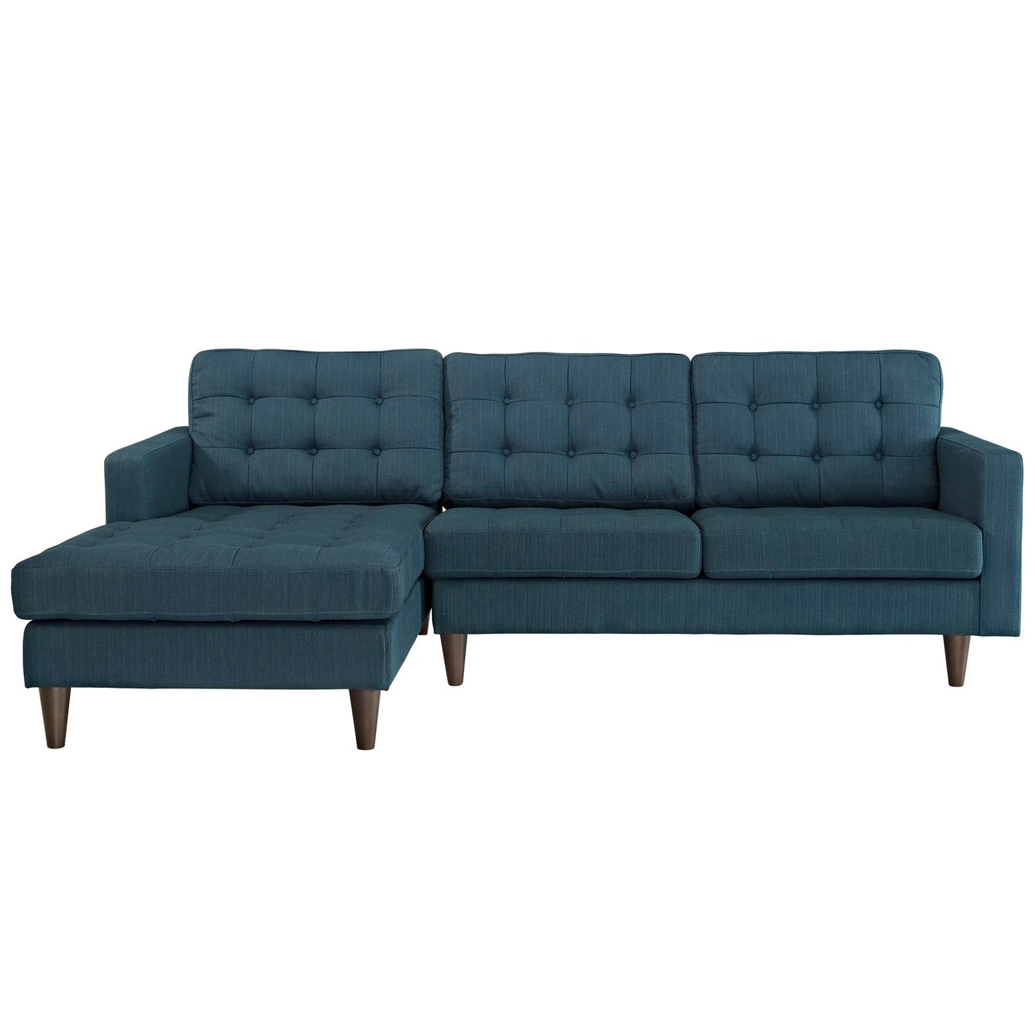 Empress Left-Facing Upholstered Fabric Sectional Sofa by Modway