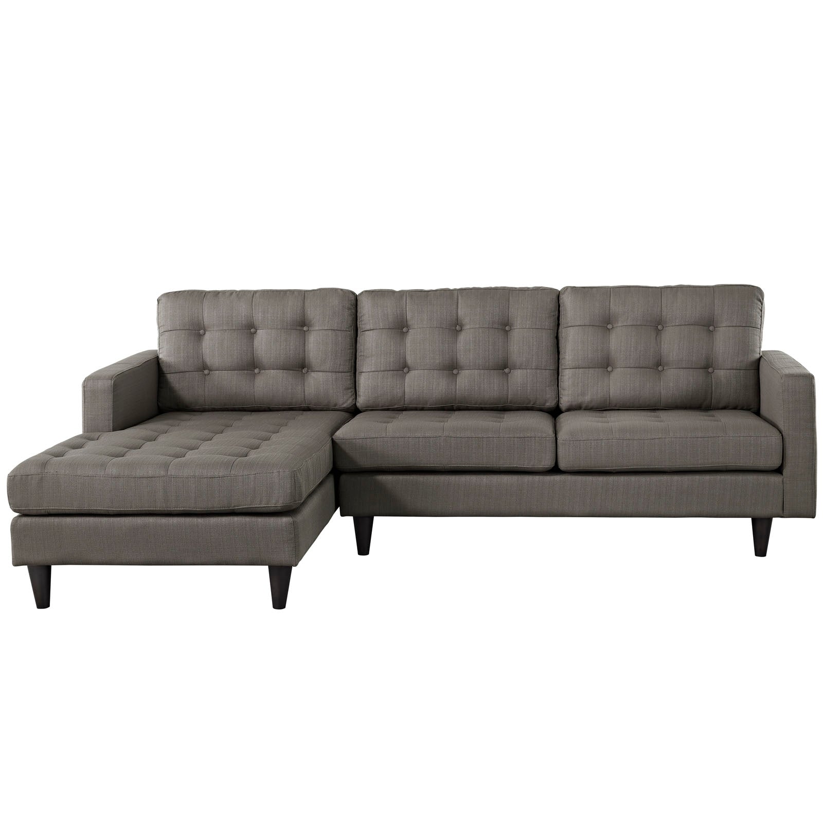 Empress Left-Facing Upholstered Fabric Sectional Sofa by Modway