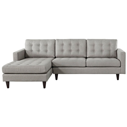 Empress Left-Facing Upholstered Fabric Sectional Sofa by Modway