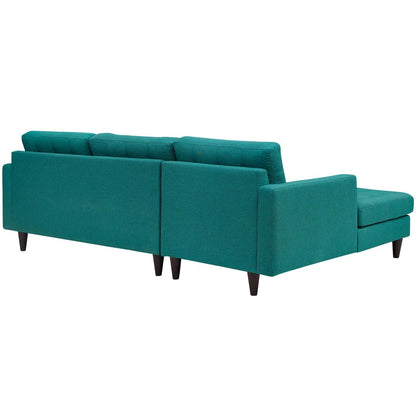 Empress Left-Facing Upholstered Fabric Sectional Sofa by Modway