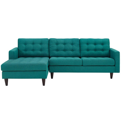 Empress Left-Facing Upholstered Fabric Sectional Sofa by Modway