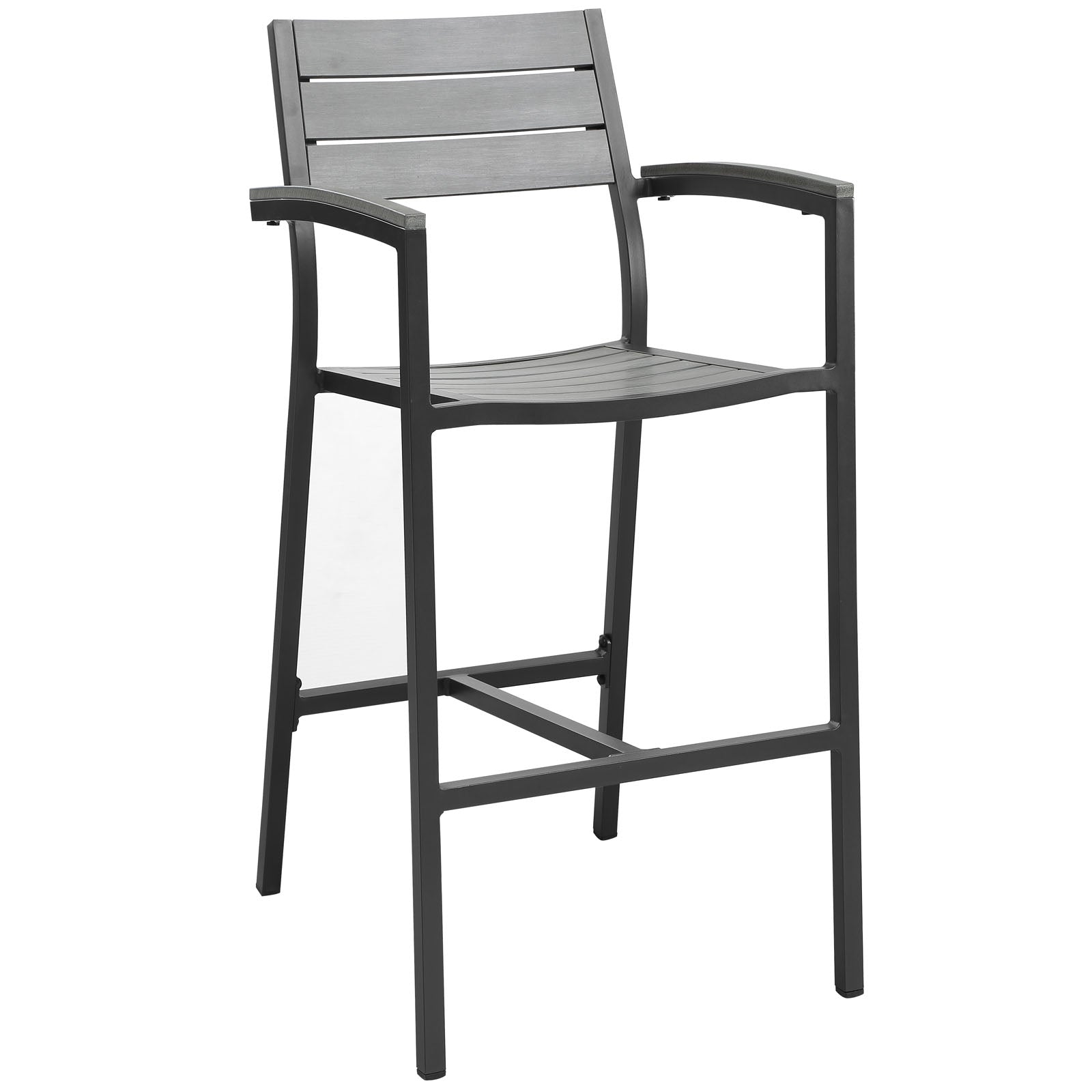 Maine Bar Stool Outdoor Patio Set of 2 by Modway