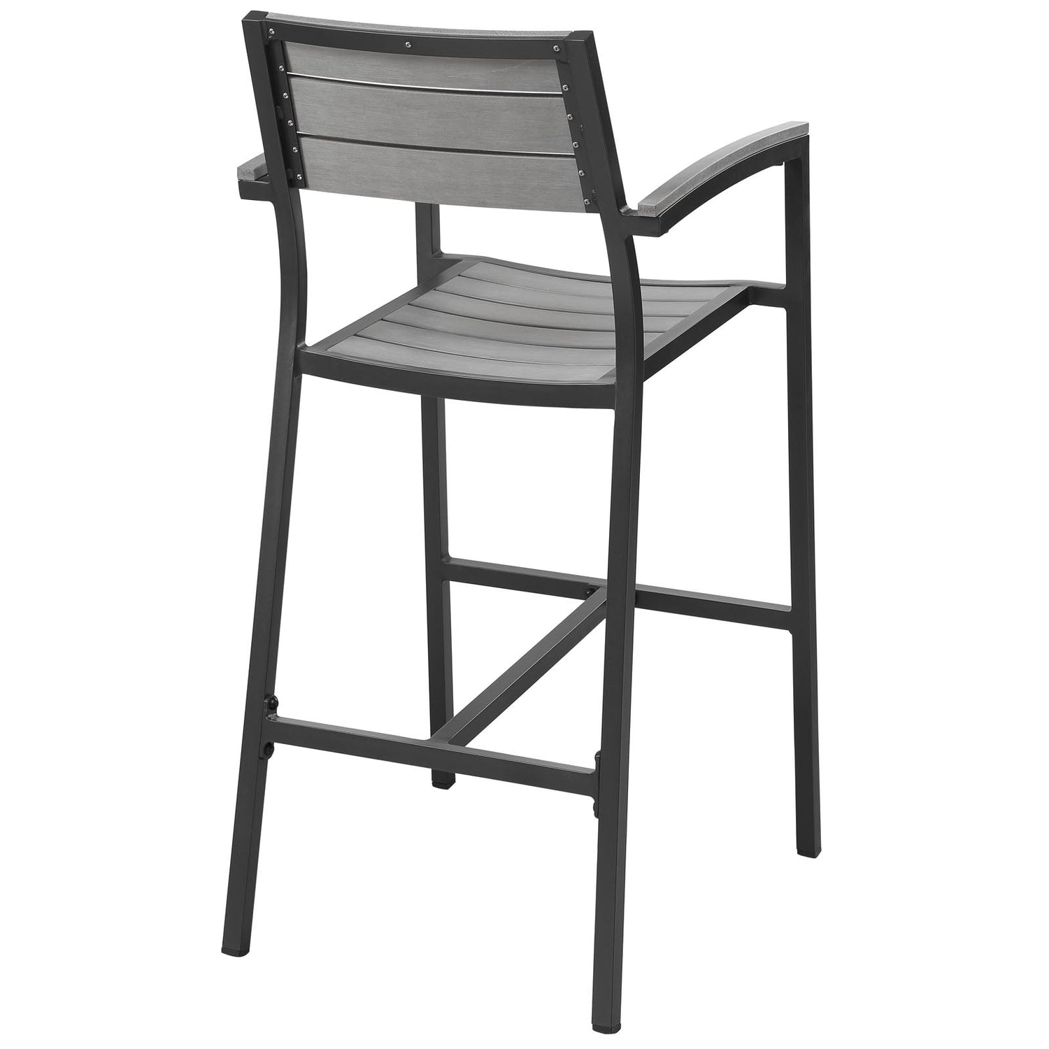 Maine Bar Stool Outdoor Patio Set of 2 by Modway