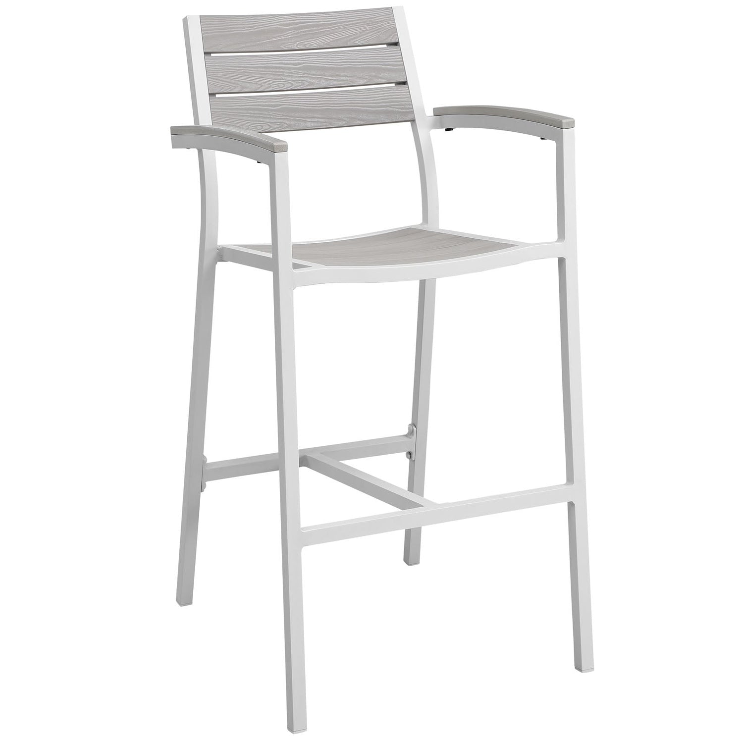 Maine Bar Stool Outdoor Patio Set of 2 by Modway