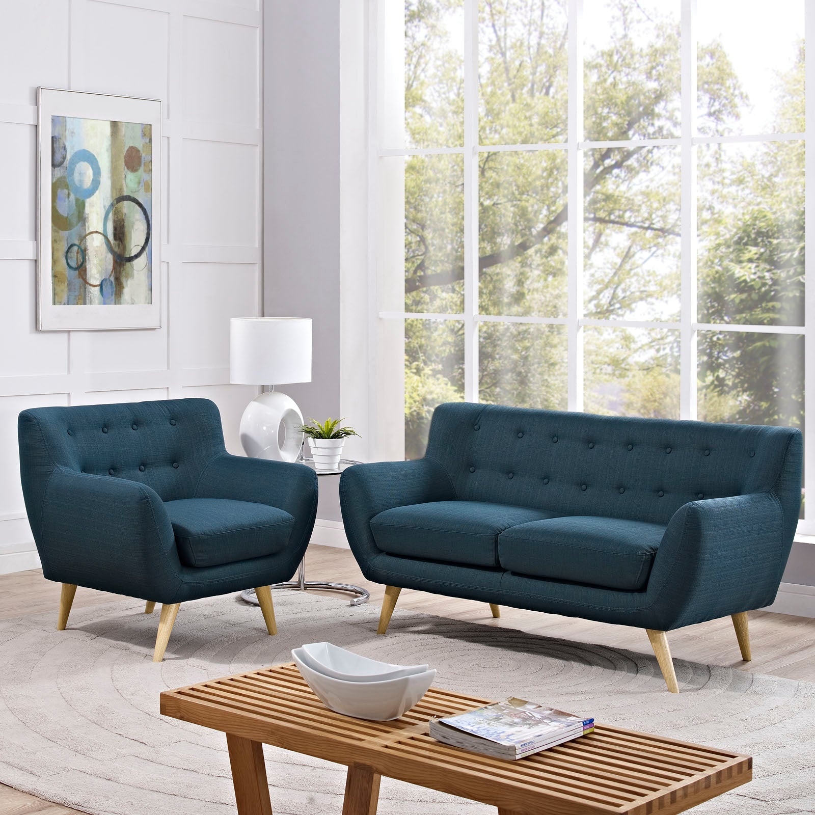 Remark 2 Piece Living Room Set by Modway