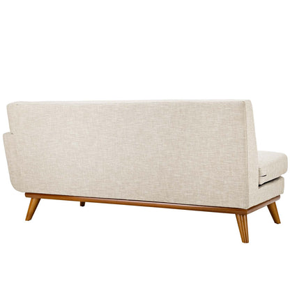 Engage Right-Arm Upholstered Fabric Loveseat By HouseBean