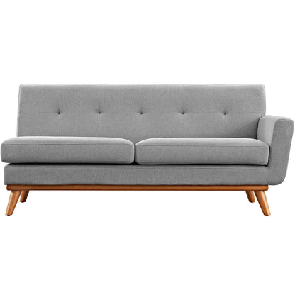 Engage Right-Arm Upholstered Fabric Loveseat By HouseBean