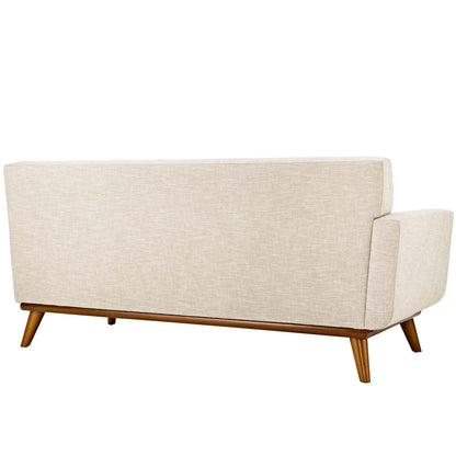 Engage Left-Arm Upholstered Fabric Loveseat By HouseBean