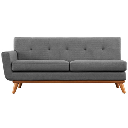 Engage Left-Arm Upholstered Fabric Loveseat By HouseBean