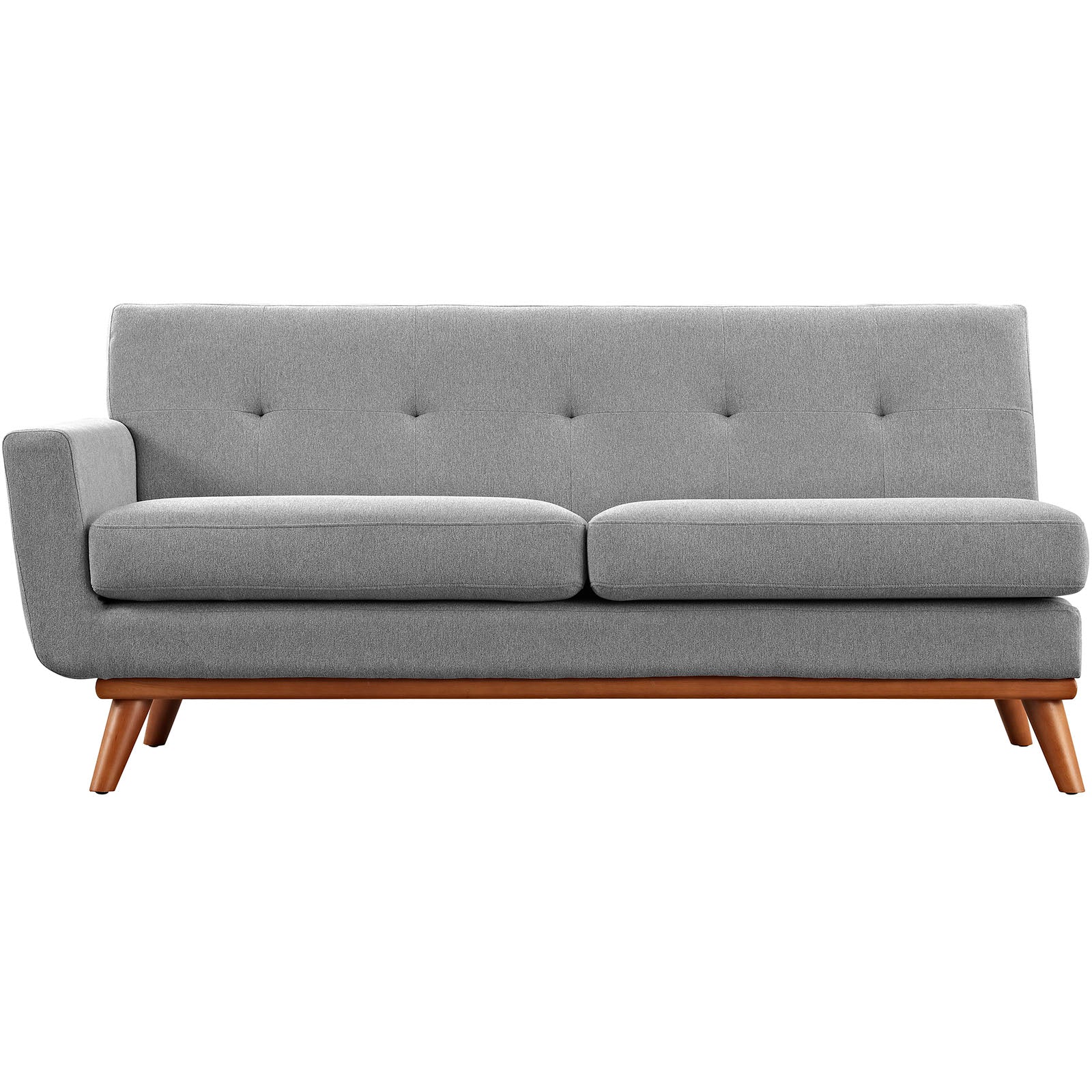 Engage Left-Arm Upholstered Fabric Loveseat By HouseBean