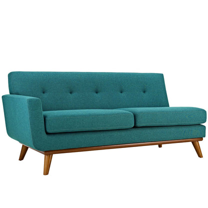 Engage Left-Arm Upholstered Fabric Loveseat By HouseBean