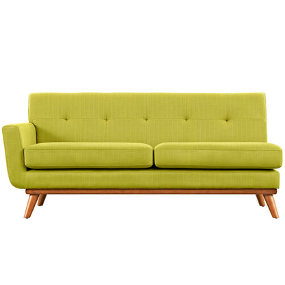 Engage Left-Arm Upholstered Fabric Loveseat By HouseBean