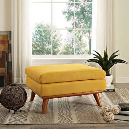 Engage Upholstered Fabric Ottoman By HouseBean