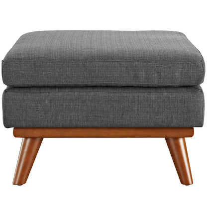 Engage Upholstered Fabric Ottoman By HouseBean