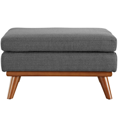 Engage Upholstered Fabric Ottoman By HouseBean