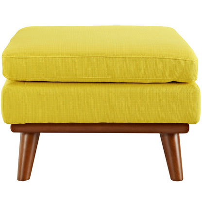 Engage Upholstered Fabric Ottoman By HouseBean