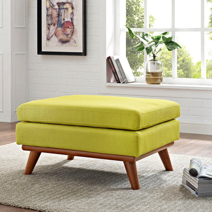 Engage Upholstered Fabric Ottoman By HouseBean