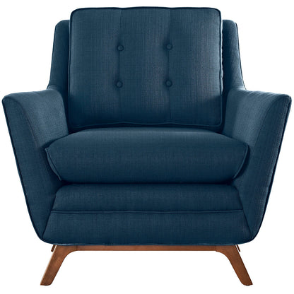 Beguile Living Room Set Upholstered Fabric Set of 3 by Modway