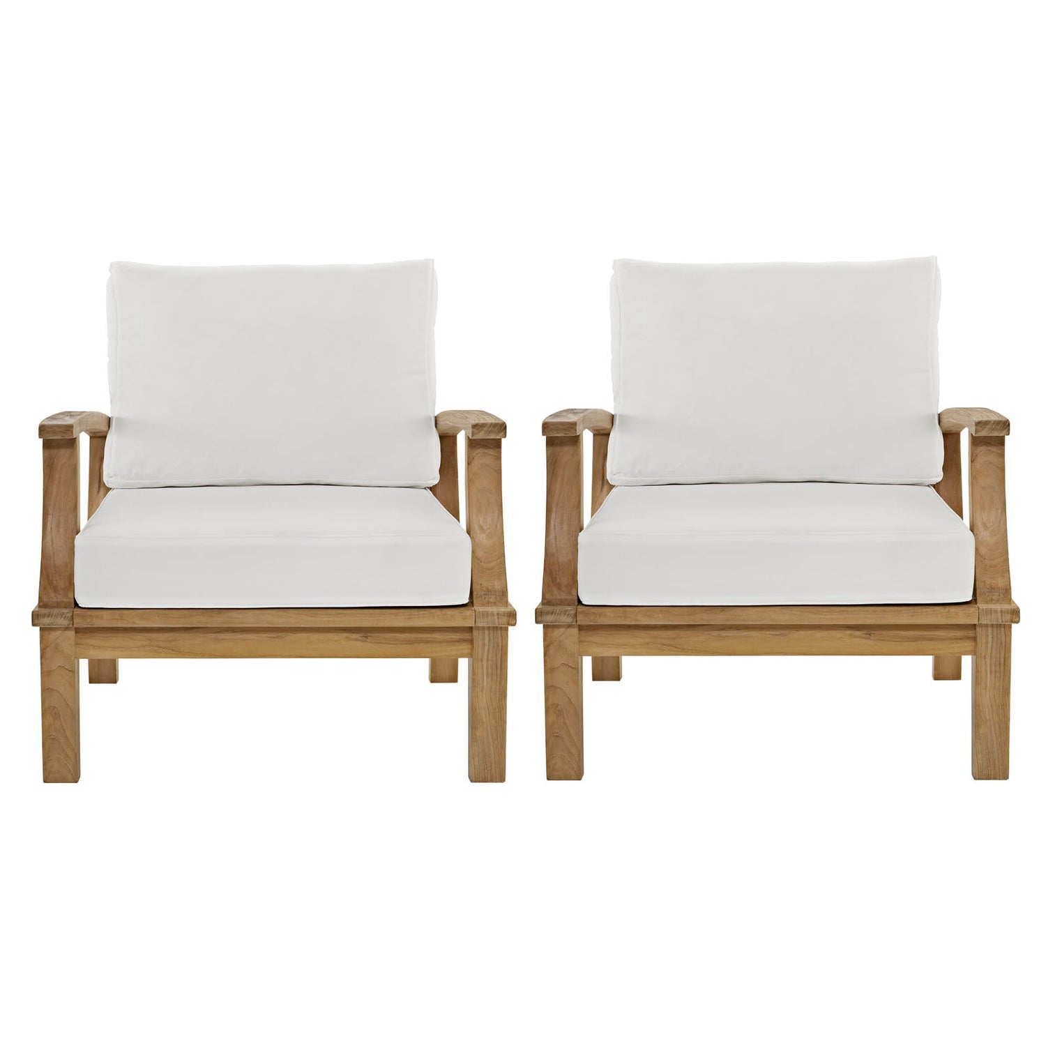 Marina 2 Piece Outdoor Patio Teak Set by Modway