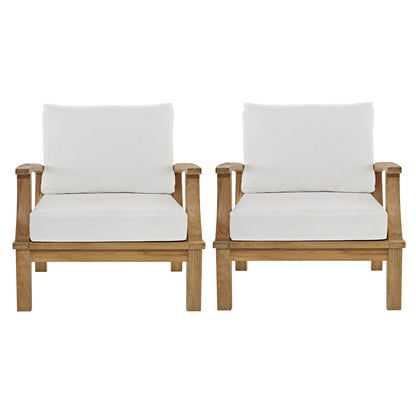 Marina 2 Piece Outdoor Patio Teak Set by Modway