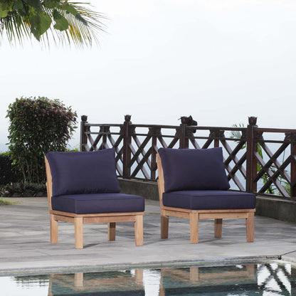 Marina 2 Piece Outdoor Patio Teak Set by Modway