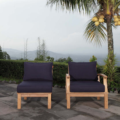 Marina 2 Piece Outdoor Patio Teak Set By HouseBean