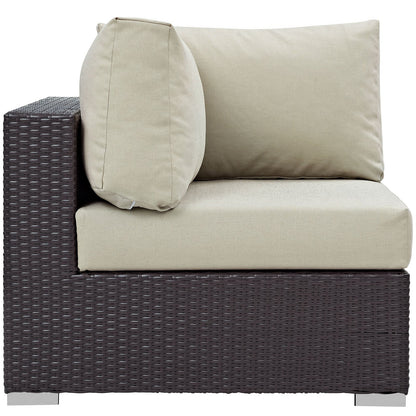 Gather 7 Piece Outdoor Patio Sectional Set by Modway