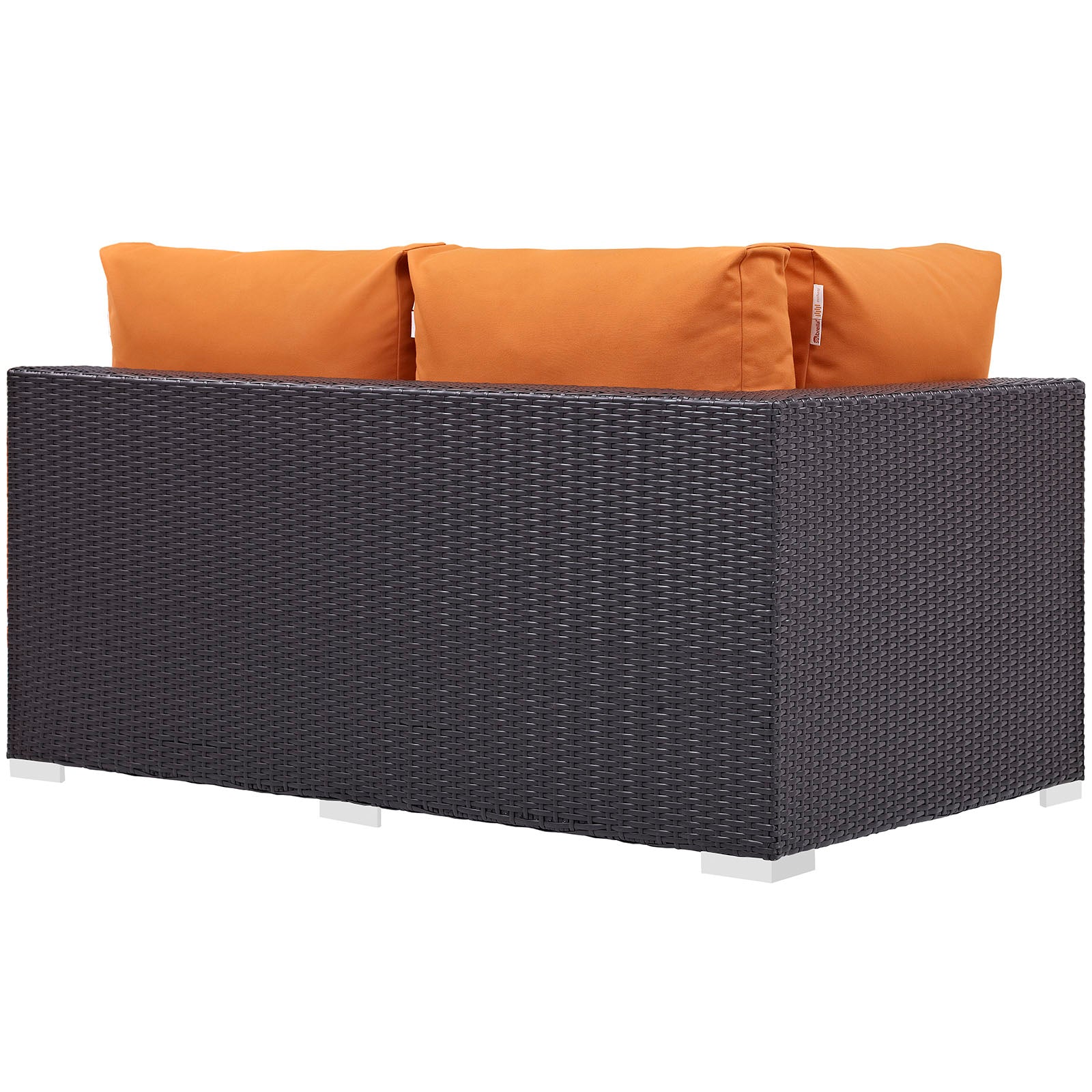 Convene Outdoor Patio Left Arm Loveseat By HouseBean