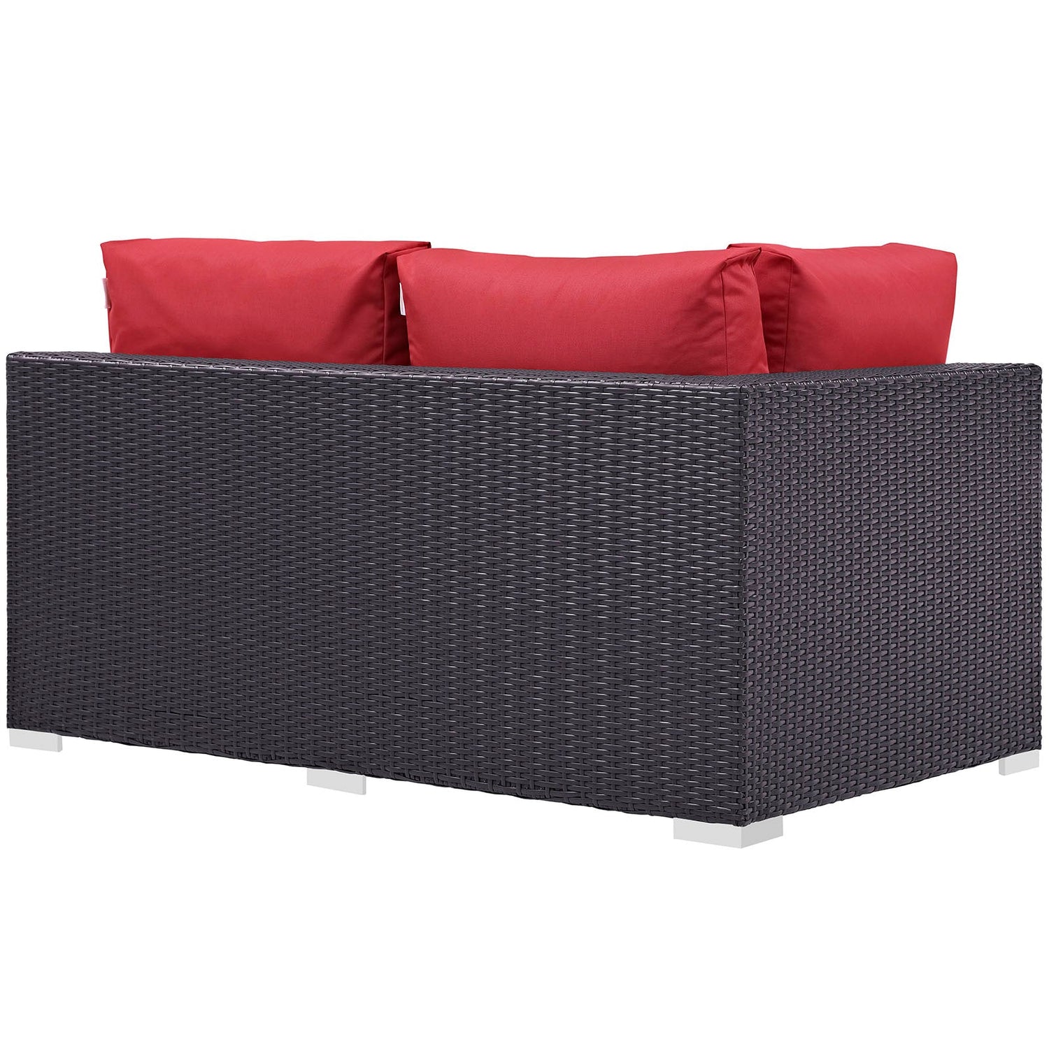 Convene Outdoor Patio Left Arm Loveseat By HouseBean