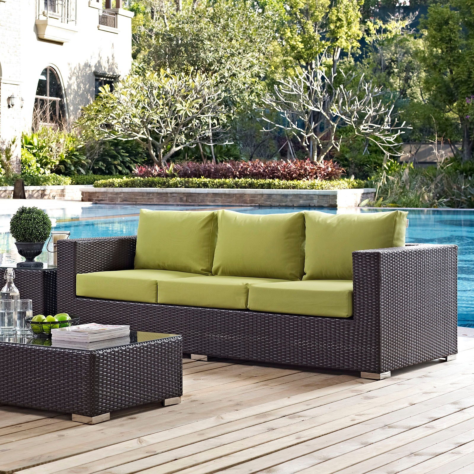 Convene Outdoor Patio Sofa by Modway