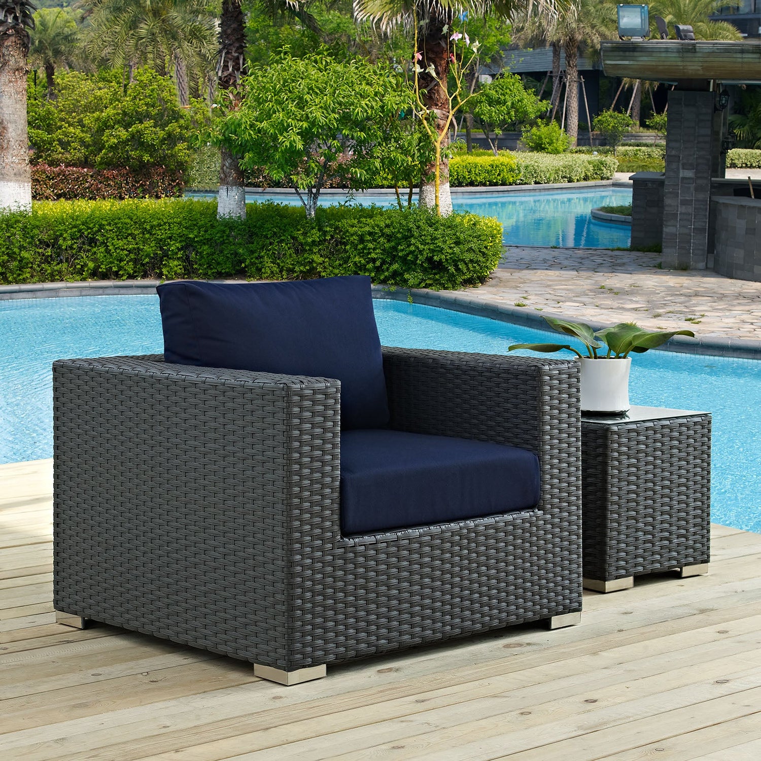 Sojourn Outdoor Patio Sunbrella¬Æ Armchair by Modway