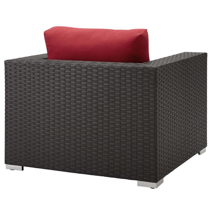 Sojourn 8 Piece Outdoor Patio Sunbrella¬Æ Sectional Set by Modway