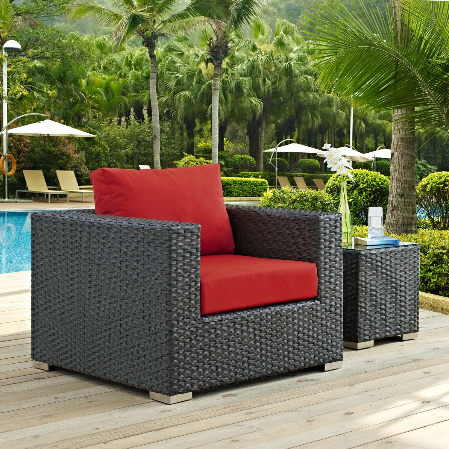 Sojourn Outdoor Patio Sunbrella¬Æ Armchair by Modway