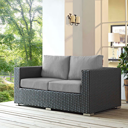 Sojourn Outdoor Patio Sunbrella¬Æ Loveseat by Modway