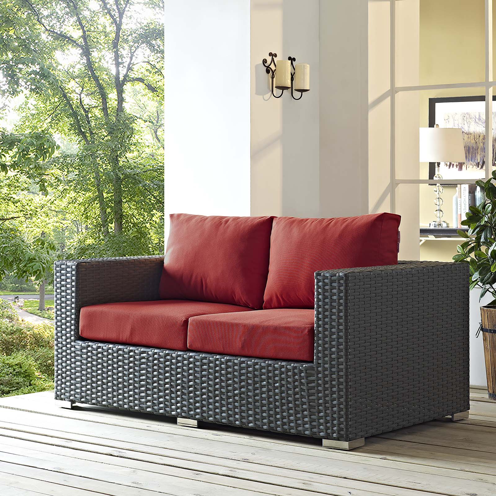 Sojourn Outdoor Patio Sunbrella¬Æ Loveseat by Modway