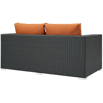 Sojourn Outdoor Patio Sunbrella¬Æ Loveseat by Modway