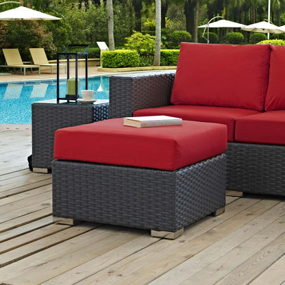 Sojourn Outdoor Patio Sunbrella¬Æ Ottoman by Modway
