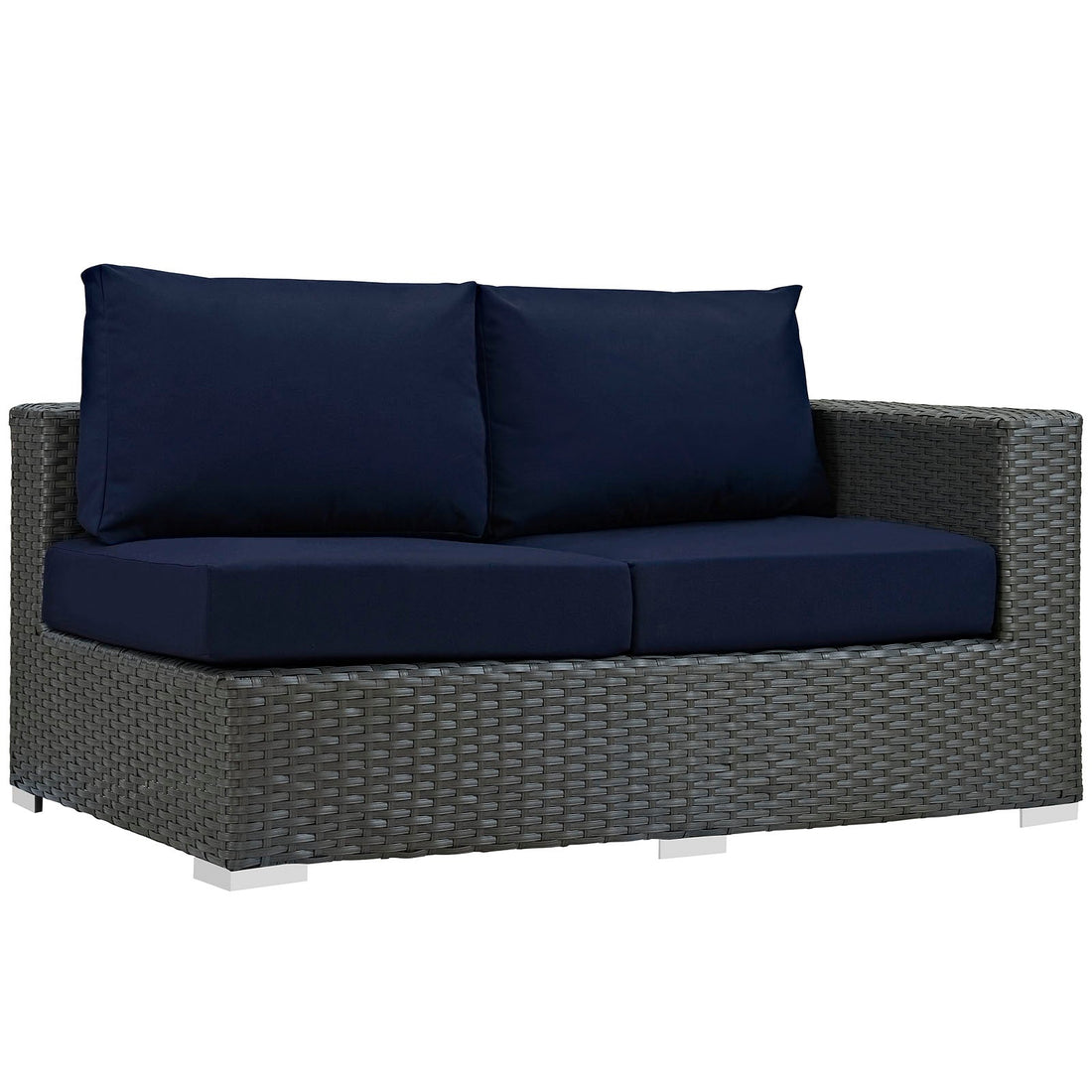 Sojourn Outdoor Patio Sunbrella¬¨√Ü Right Arm Loveseat By HouseBean