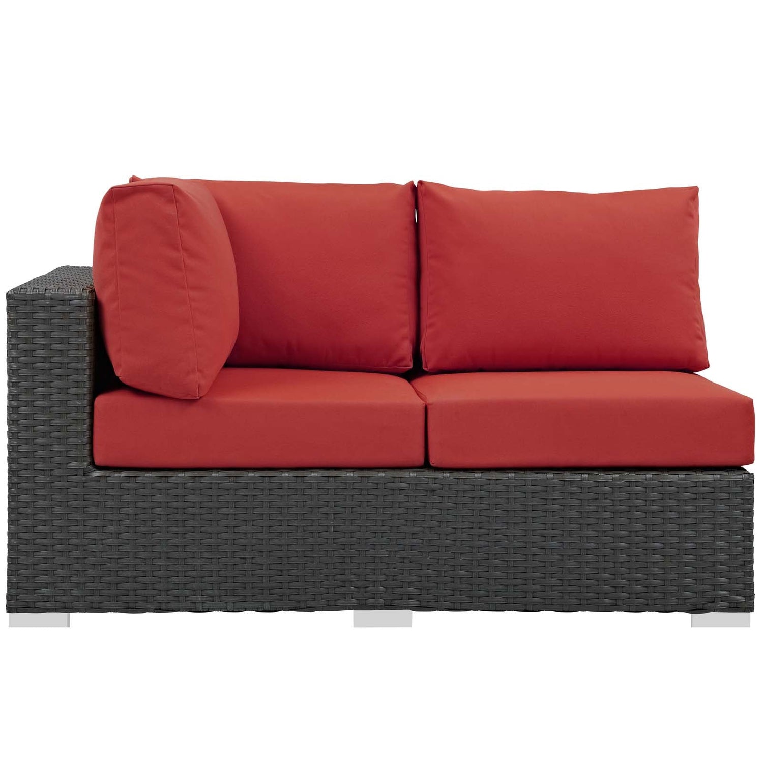 Sojourn Outdoor Patio Sunbrella¬Æ Left Arm Loveseat by Modway