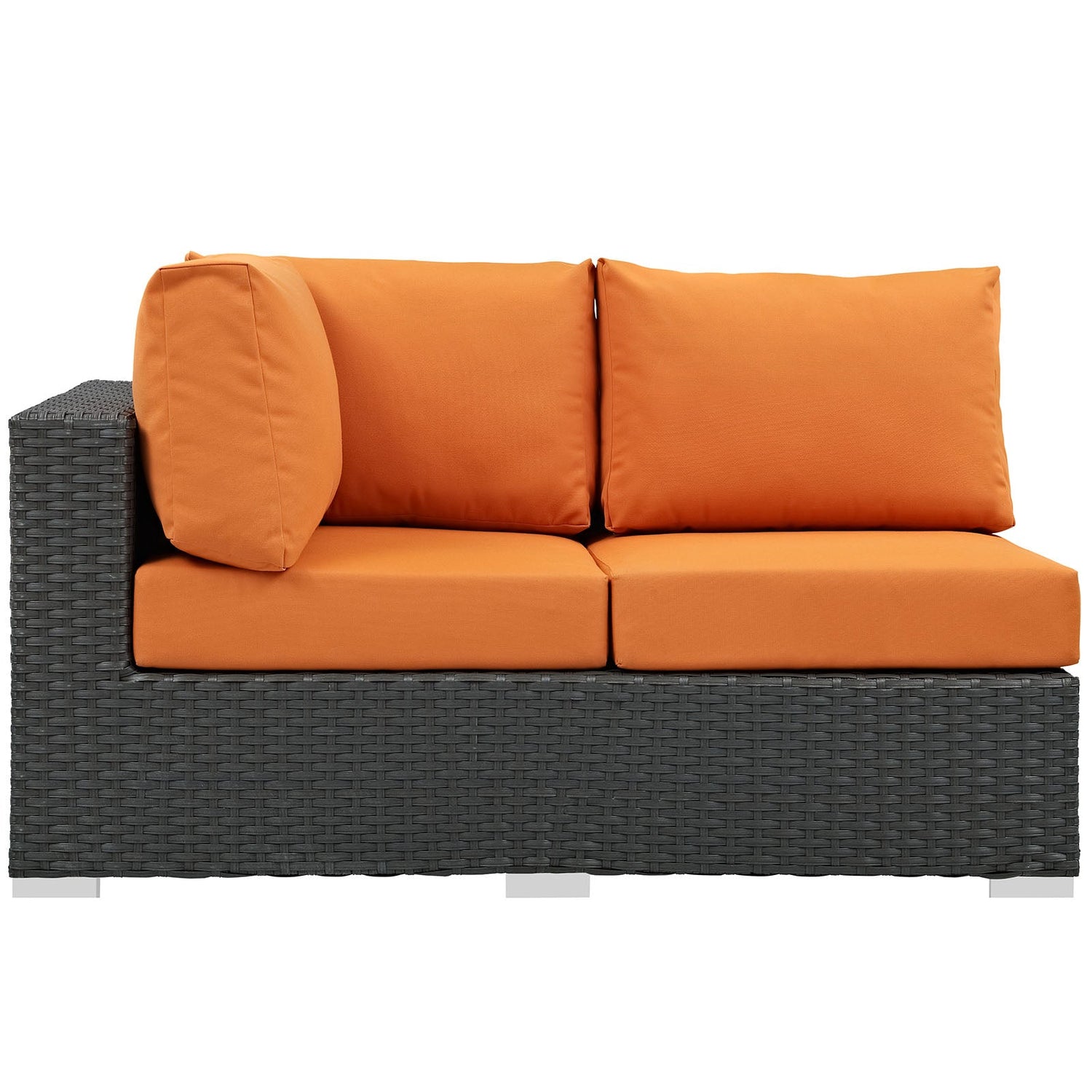 Sojourn Outdoor Patio Sunbrella¬Æ Left Arm Loveseat by Modway