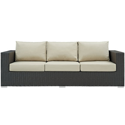 Sojourn Outdoor Patio Sunbrella¬Æ Sofa by Modway