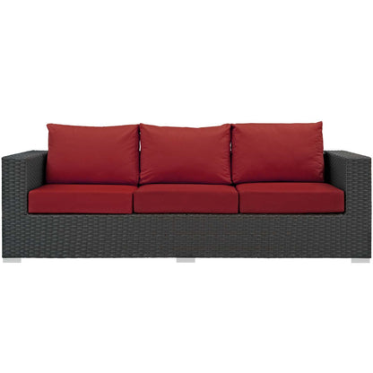 Sojourn Outdoor Patio Sunbrella¬Æ Sofa by Modway