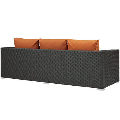 Sojourn Outdoor Patio Sunbrella¬Æ Sofa by Modway