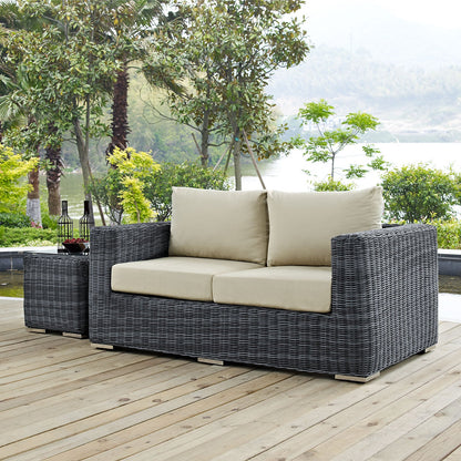 Summon Outdoor Patio Sunbrella¬Æ Loveseat by Modway