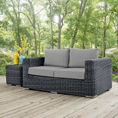 Summon Outdoor Patio Sunbrella¬Æ Loveseat by Modway