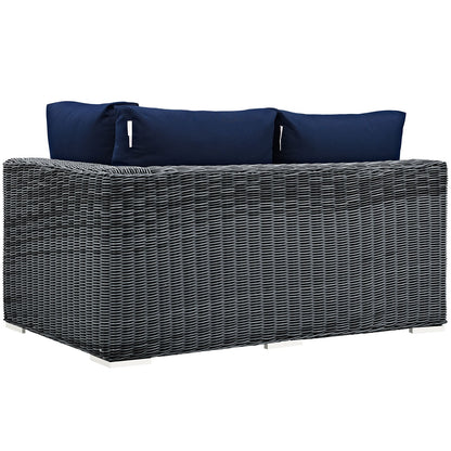 Summon Outdoor Patio Sunbrella¬¨√Ü Right Arm Loveseat By HouseBean