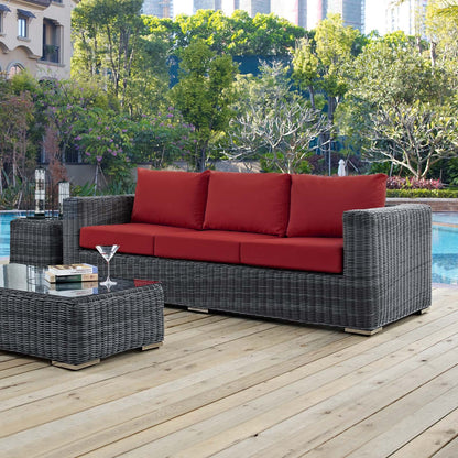 Summon Outdoor Patio Sunbrella¬Æ Sofa by Modway